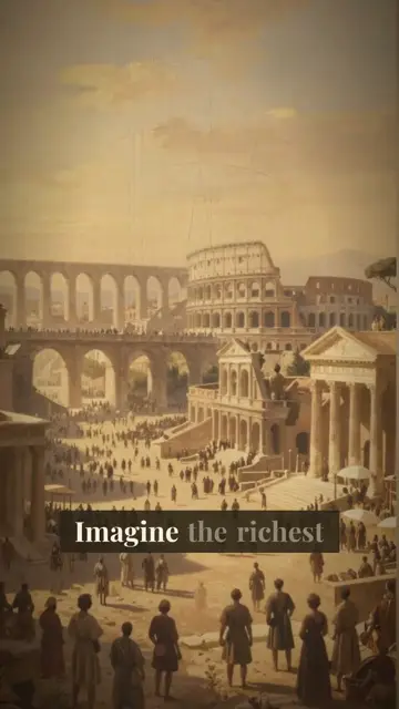 Set the scene: frame from the The fall of Rome example