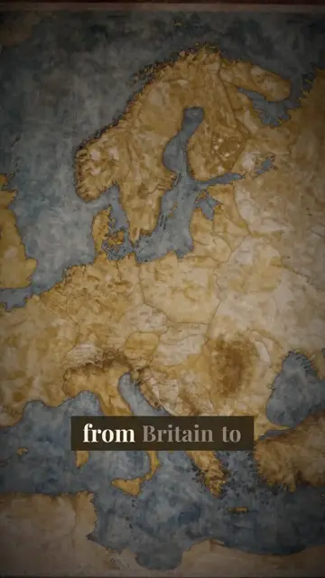 Show the scale: frame from the The fall of Rome example