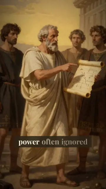 Put people in it: frame from the The fall of Rome example
